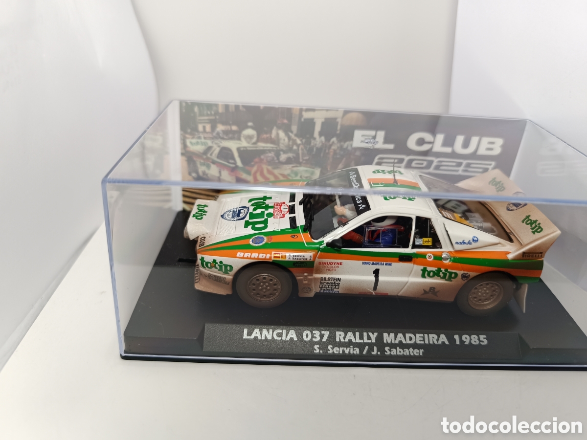 Slot Cars: FLY LANCIA 037 RALLY MADEIRA 1985 SUCIO CLUB 2025