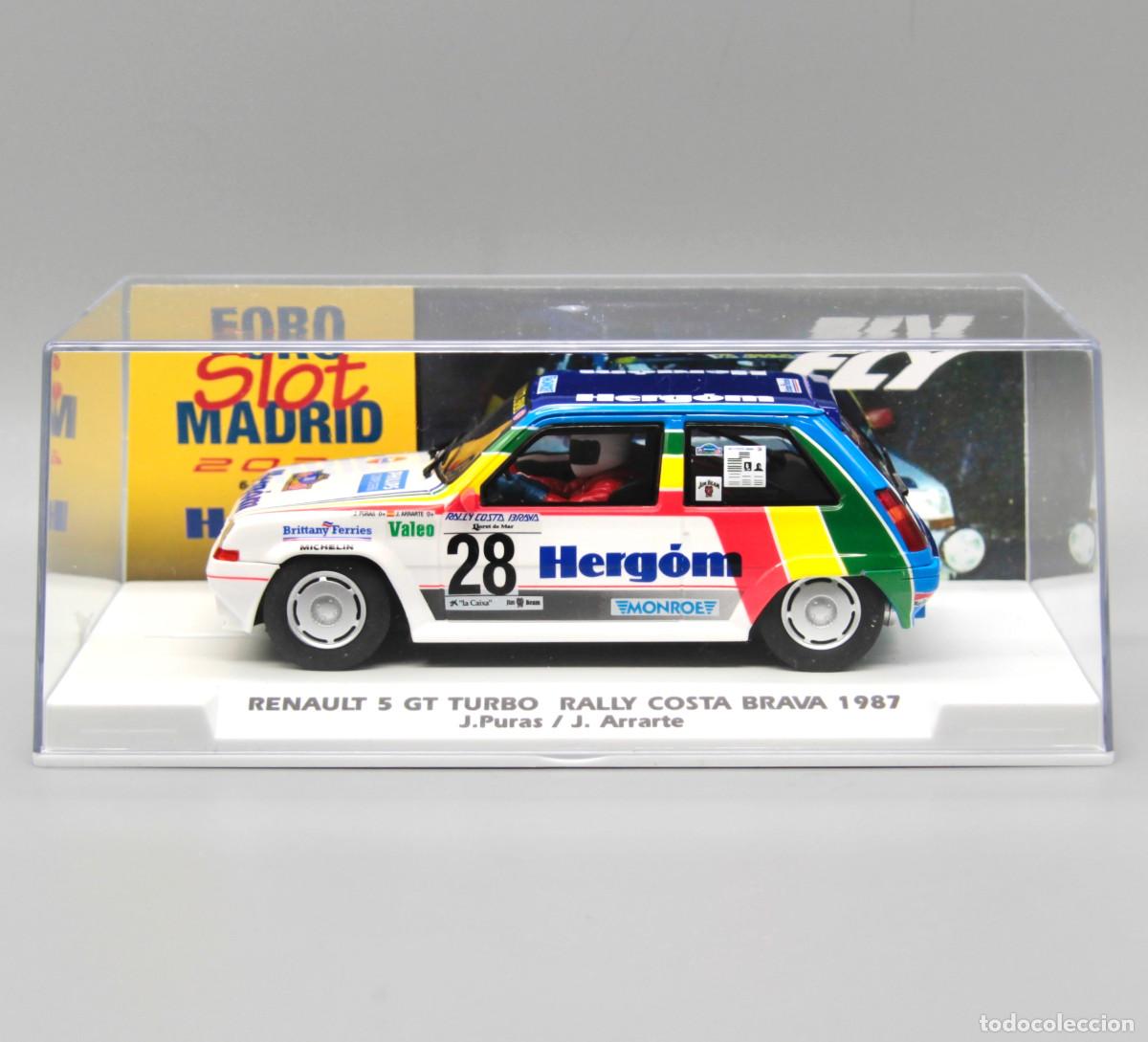 Slot Cars: Renault 5 GT Turbo Jes&uacute;s Puras (ForoSlot Madrid 2024) (Fly Slotwings)
