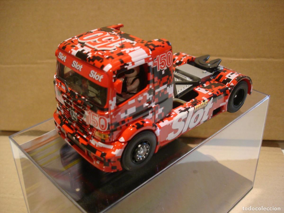 Slot Cars: FLYSLOT TRUCK MERCEDES MASSLOT REF 202306 NUEVO CON SU CAJA ORIGINAL