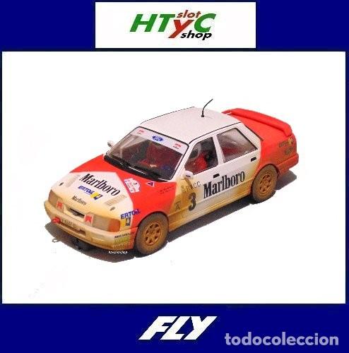 Slot Cars: FLY FORD SIERRA COSWORTH 4X4 #3 EFECTO SUCIO BARDOLET RALLYE OSONA 1990 A2107AR