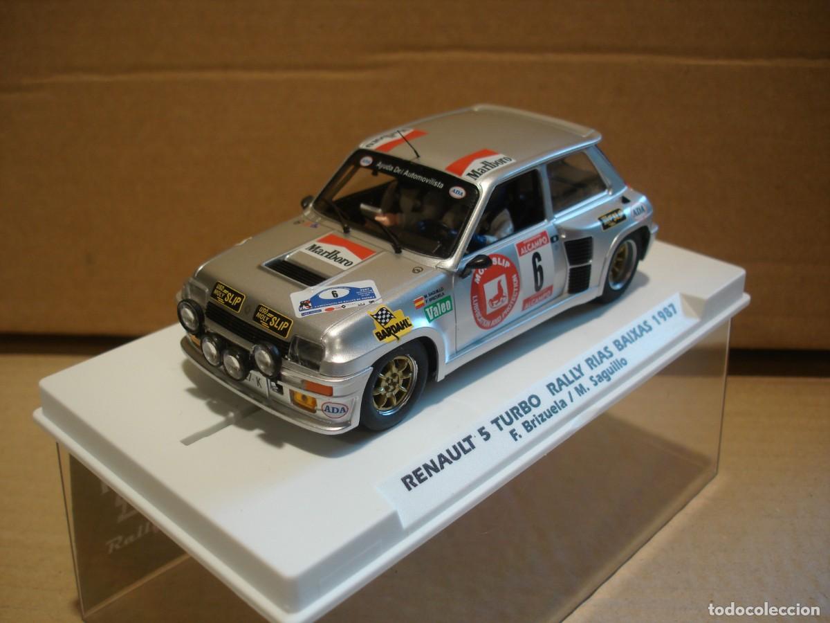 Slot Cars: FLY RENAULT 5 TURBO RALLY RIAS BAIXAS REF E2082 NUEVO CON SU CAJA ORIGINAL