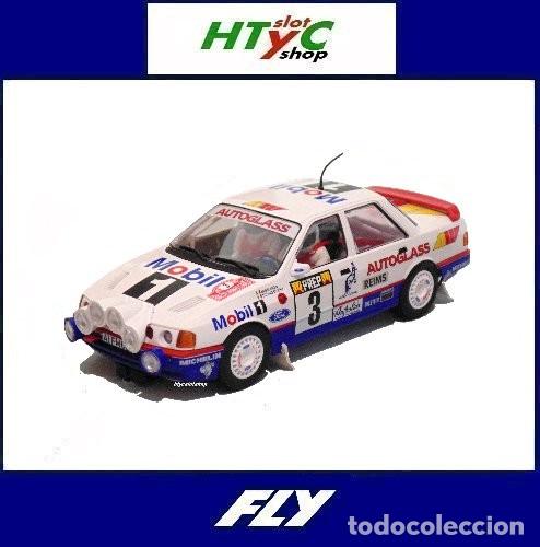 Slot Cars: FLY FORD SIERRA COSWORTH 4X4 MOBIL #3 BIASION RALLYE MONTE CARLO A2108