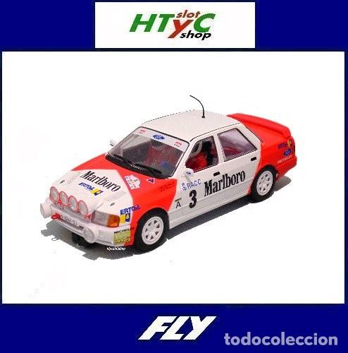 Slot Cars: FLY FORD SIERRA COSWORTH 4X4 #3 MARLBORO BARDOLET RALLYE OSONA 1990 A2107