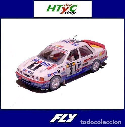 Slot Cars: FLY FORD SIERRA COSWORTH 4X4 MOBIL #3 EFECTO SUCIO BIASION MONTE CARLO A2108AR