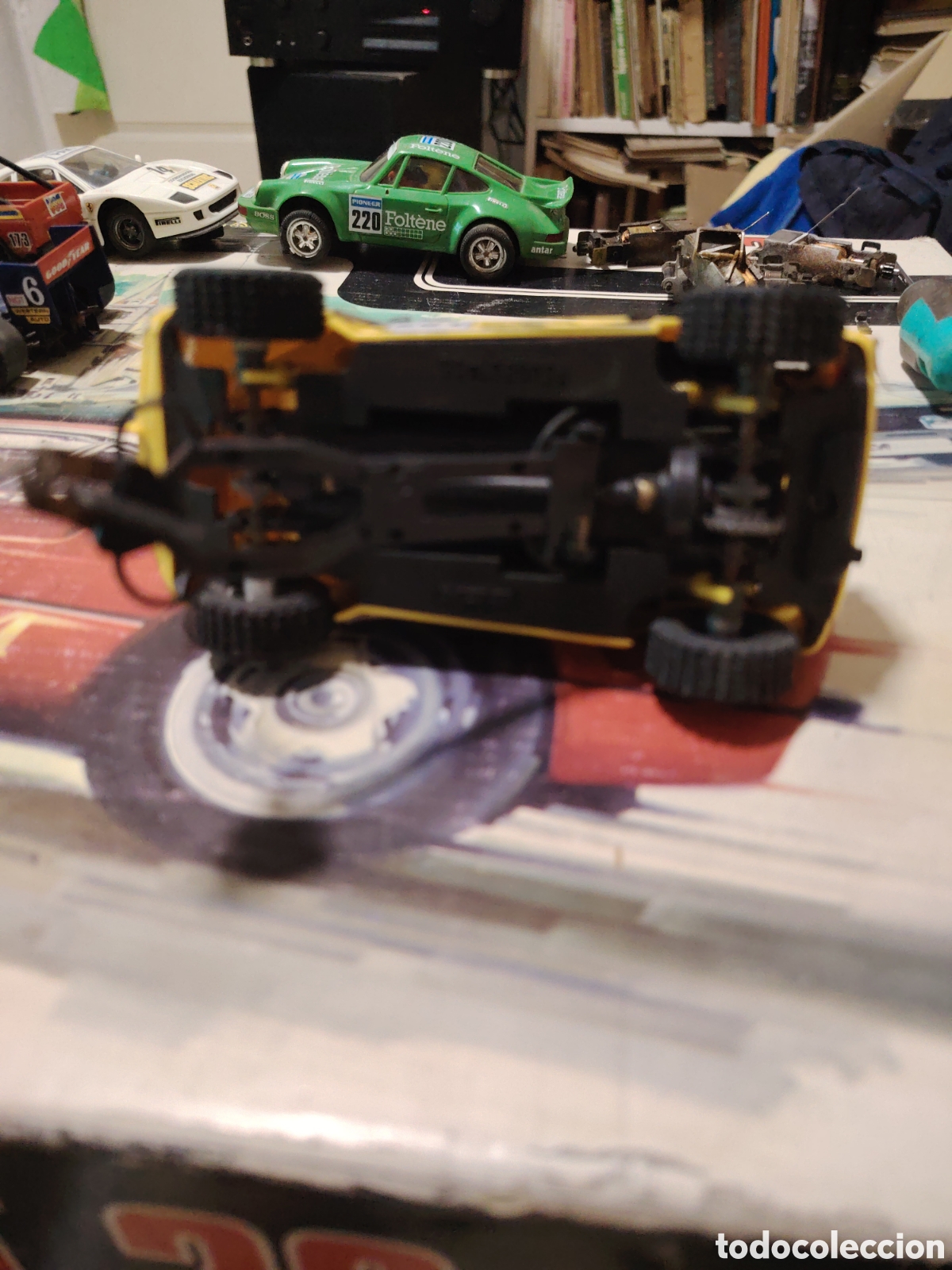 Slot Cars: Peugeot 405 exin amarillo