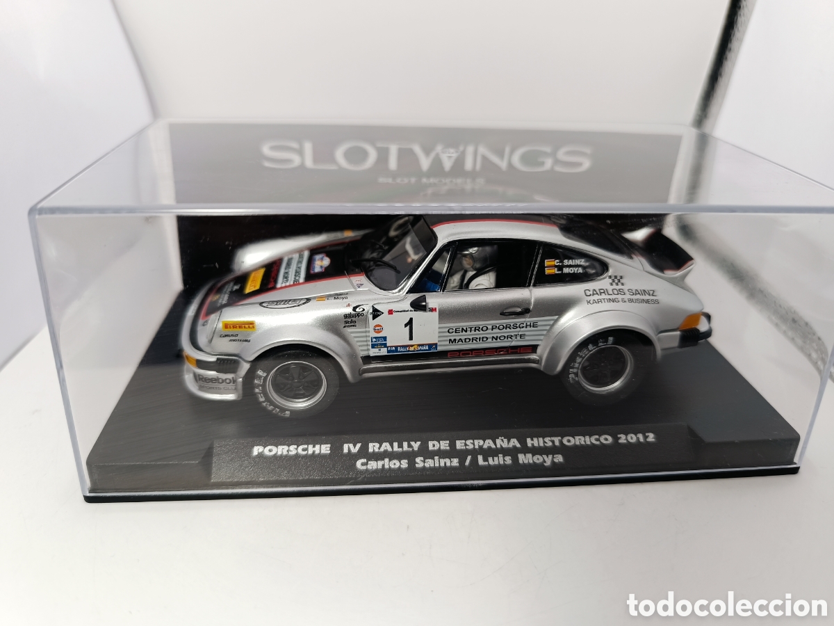 Slot Cars: SLOTWINGS PORSCHE 911 RALLY DE ESPA&Ntilde;A HIST&Oacute;RICO 2012 CARLOS SAINZ LUIS MOYA FLY W044-03
