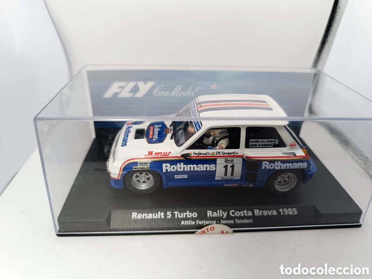 Slot Cars: FLY RENAULT 5 TURBO RALLY COSTA BRAVA 1985 ROTHMANS 88094