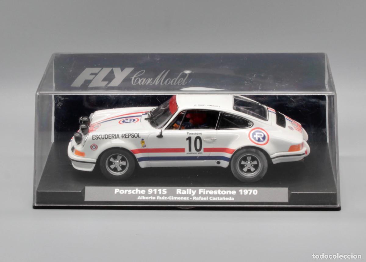 Slot Cars: Porsche 911S Repsol Rally Firestone 1970 (Fly Car Model)