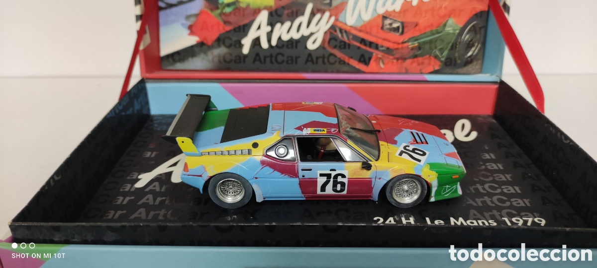 Slot Cars: BMW M1 ART CAR ANDY WARHOL LE MANS 1979 FLY CAR MODEL SCALEXTRIC
