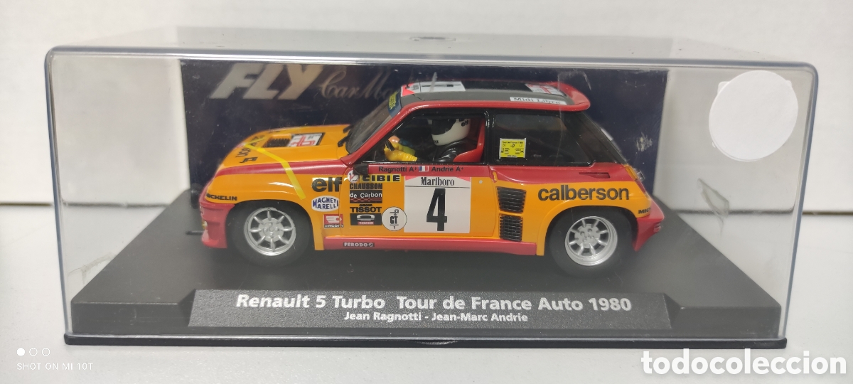 Slot Cars: RENAULT 5 TURBO RAGNOTTI CALBERSON FLY SCALEXTRIC