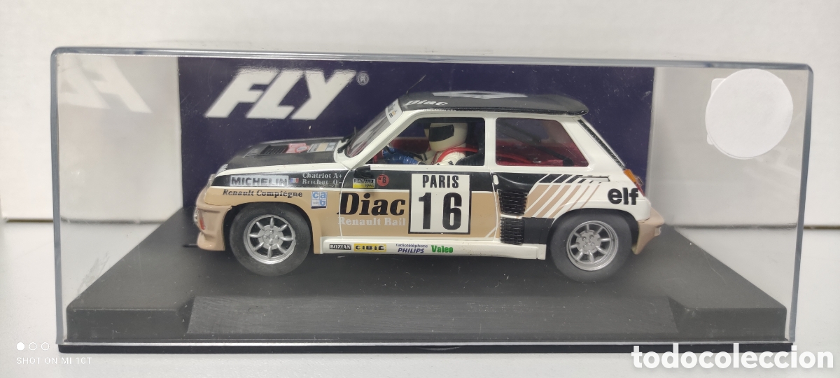 Slot Cars: RENAULT 5 TURBO DIAC RALLY MONTECARLO 1984 FLY SCALEXTRIC