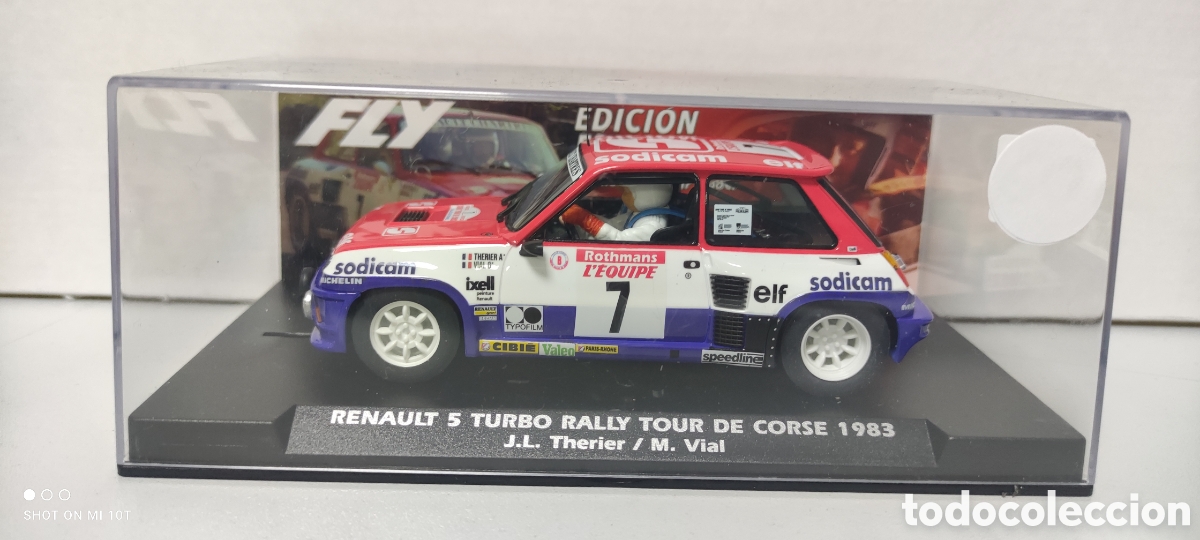 Slot Cars: RENAULT 5 TURBO RALLY C&Oacute;RCEGA 1983 FLY SCALEXTRIC