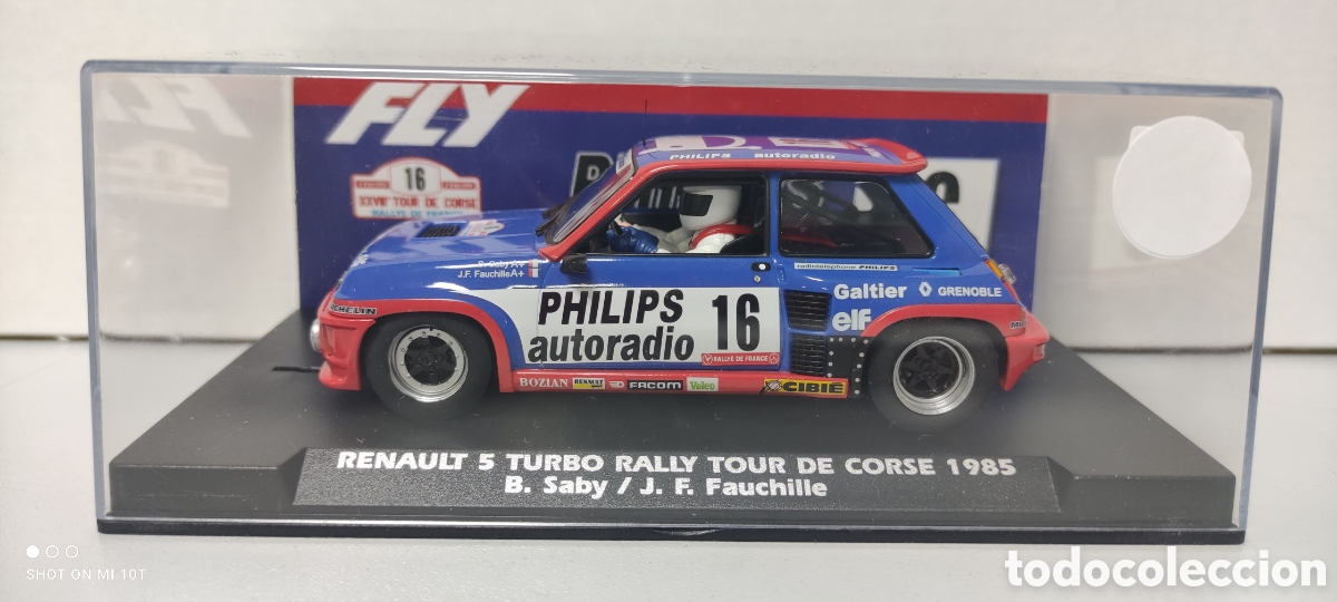 Slot Cars: RENAULT 5 TURBO RALLY C&Oacute;RCEGA 1985 FLY SCALEXTRIC