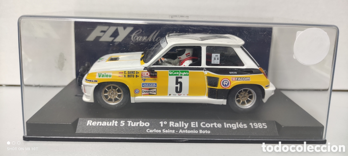 Slot Cars: RENAULT 5 TURBO CARLOS SAINZ FLY SCALEXTRIC