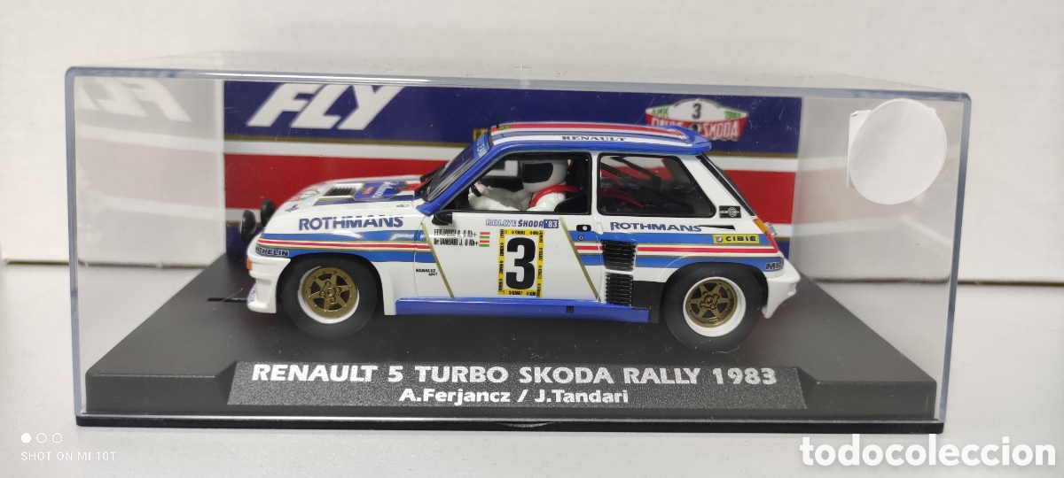 Slot Cars: RENAULT 5 TURBO ROTHMANS 1983 FLY SCALEXTRIC