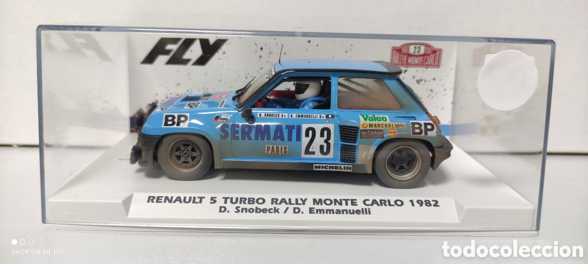 Slot Cars: RENAULT 5 TURBO RALLY MONTECARLO 1982 EFECTO BARRO FLY SCALEXTRIC