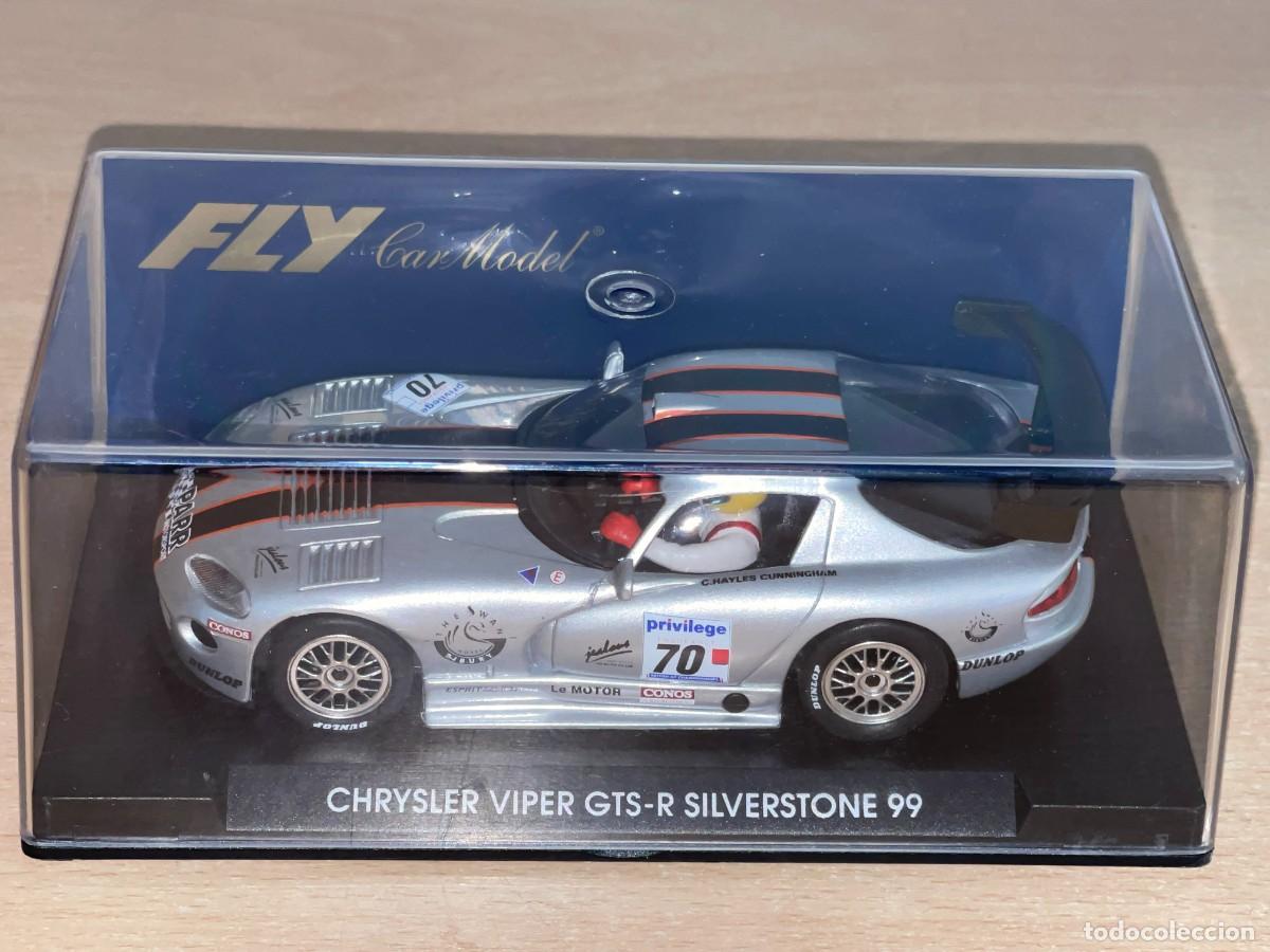 Slot Cars: 2004- Scalextric FLY Chrysler Viper GTS-R Silverstone 99 #70 Ref. A81 escala 1:32 slot car scx