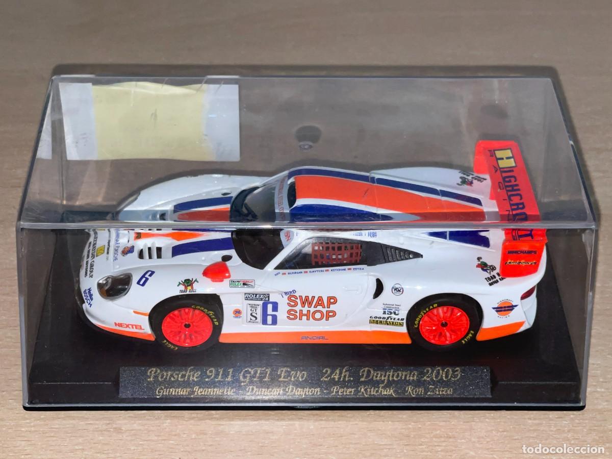 Slot Cars: 2013- Scalextric FLY Porsche 911 GT1 Evo 24h. Daytona 2003 #6 Gunnar Dayton Zitza A58 1:32 slot car