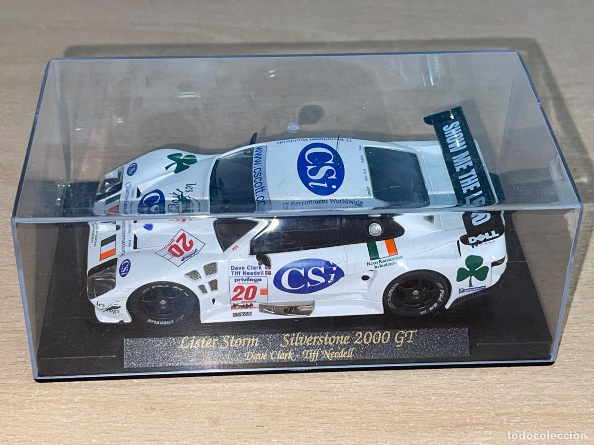 Slot Cars: 2018- Scalextric FLY Lister Storm Silverstone 2000 GT #20 Dave Clark Needell Ref. A106 1:32 slot car