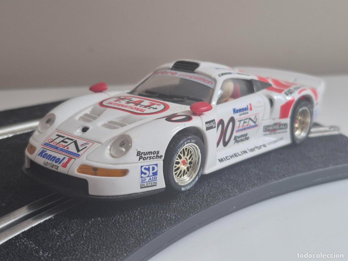 Slot Cars: SCALEXTRIC COCHE PORSCHE GT1 FLY FAT SLOT CAR MODEL