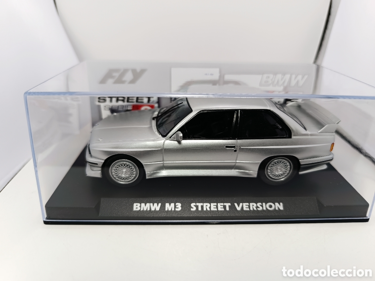 Slot Cars: FLY BMW M3 E30 STREET VERSION PLATA
