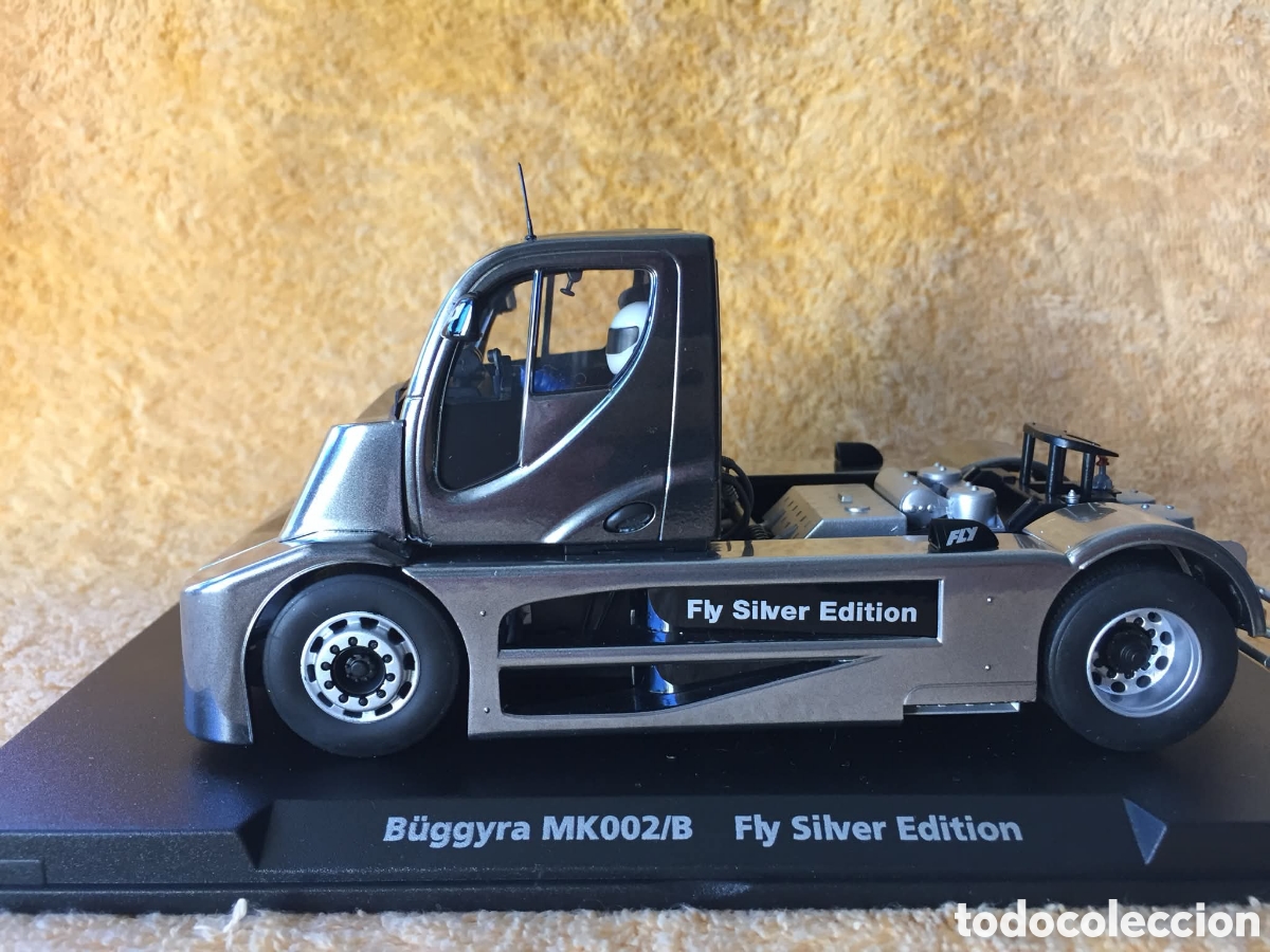 Slot Cars: GB Track FLY Buggyra MK002/B Fly Silver edition Truck 70 Ref.08036