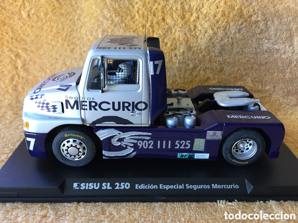 Slot Cars: GB Track FLY SISU SL250 Edici&oacute;n especial Seguros Mercurio E Truck 1 Ref.96027