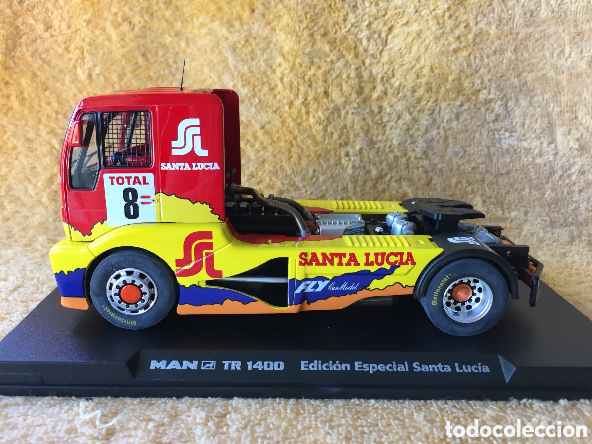Slot Cars: GB Track FLY MAN TR 1400 Edici&oacute;n especial &rdquo;Santa Luc&iacute;a&rdquo; Truck 42 Ref.08022