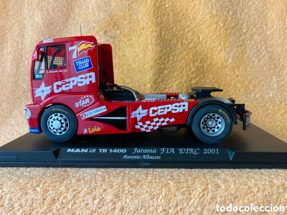Slot Cars: GB Track FLY MAN TR 1400 Jarama &rdquo;FIA ETRA 2001&rdquo; Antonio Albacete Truck 41 Ref.08011