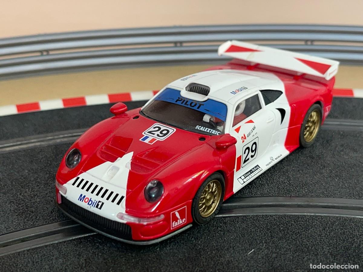 Slot Cars: 78- Scalextric TecniToys PORSCHE 911 GT1 #29 Marlboro Ref. 6006 slot car 1:32 scx