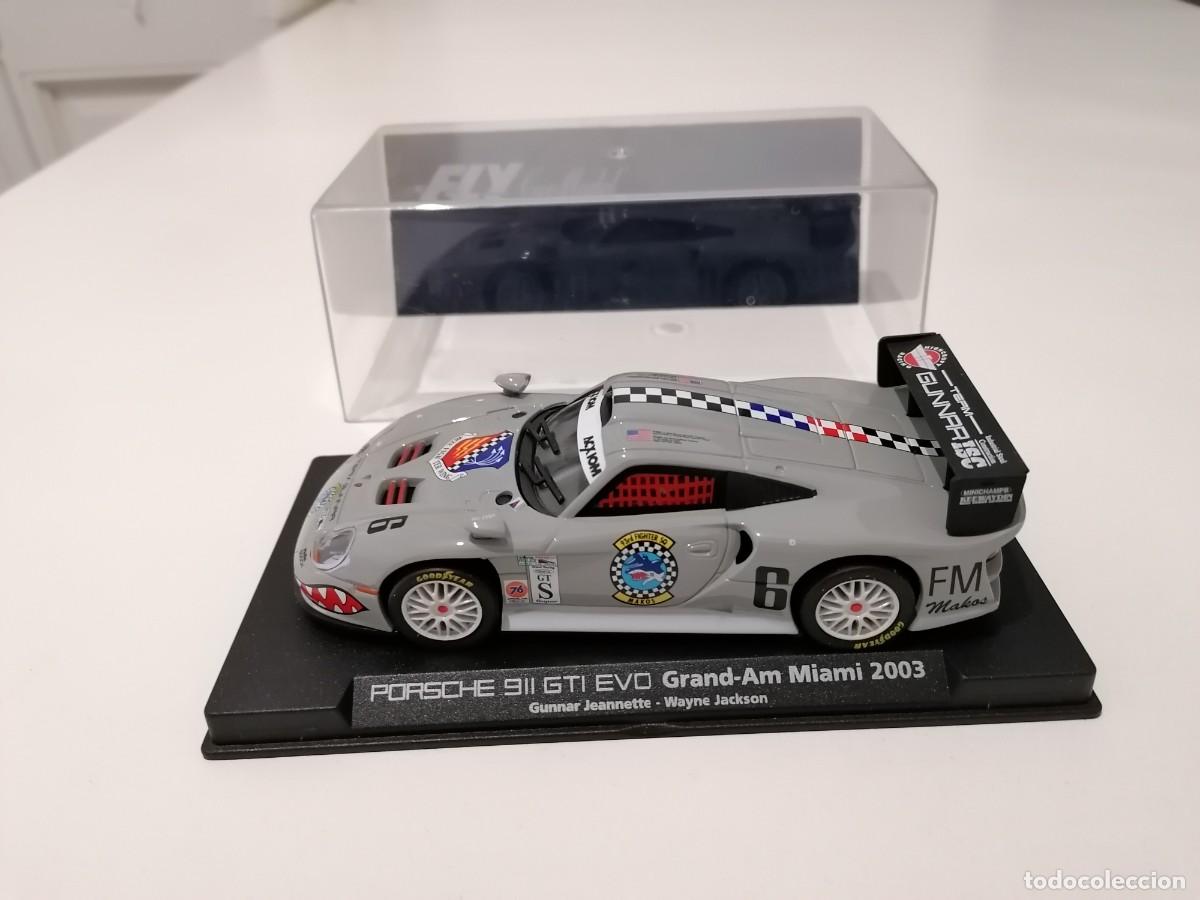 Slot Cars: Fly 1/32 88053 Porsche 911 GT1 EVO Grand Am Miami 2003 Jeannette Jackson Nuevo