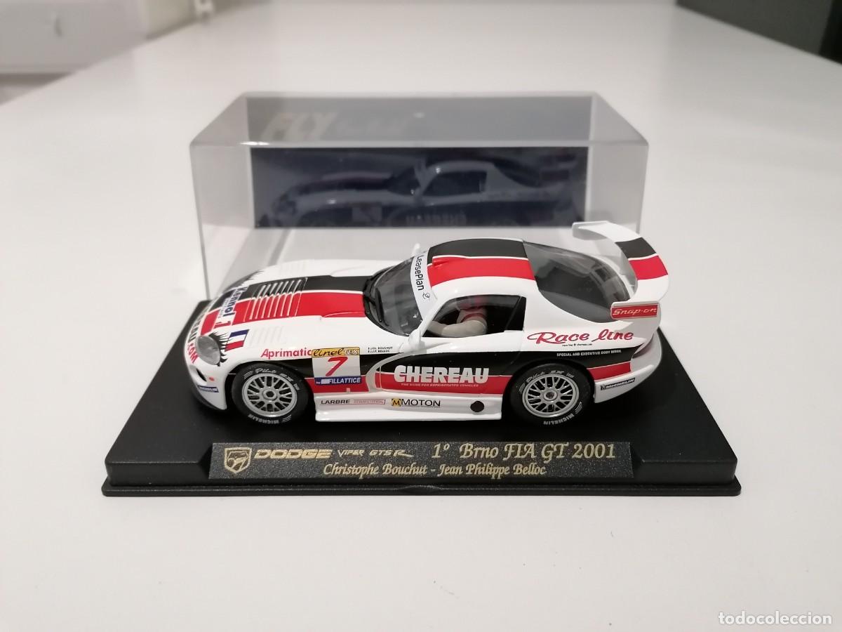 Slot Cars: Fly 1/32 A89 Viper Dodge GTS-R 1&ordm; Brno FIA GT 2001 Bouchut Belloc Nuevo