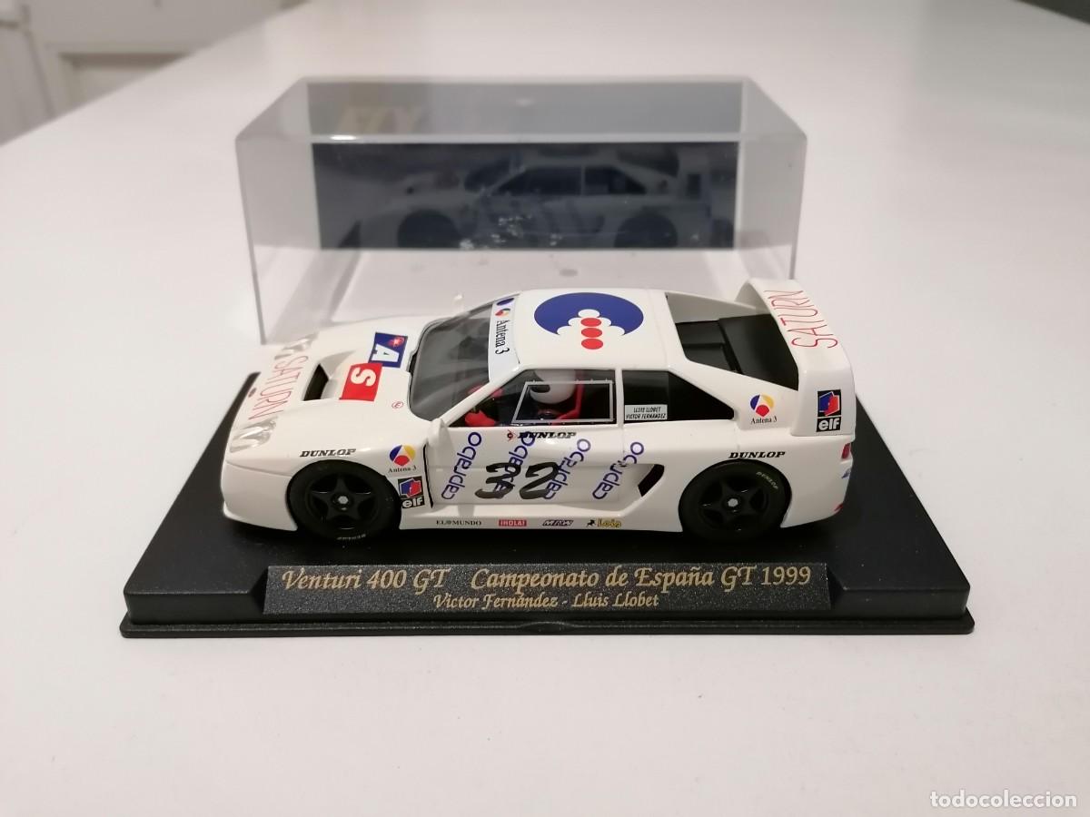 Slot Cars: Fly 1/32 88021 Venturi 400 GT Campeonato Espa&ntilde;a 1999 Fern&aacute;ndez Llobet Nuevo