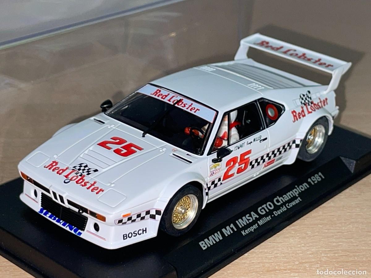 Slot Cars: Scalextric FLY BMW M1 IMSA GTO Champion 1981 Miller - Cowart Red Lobster Edici&oacute;n Especial 500 uds.