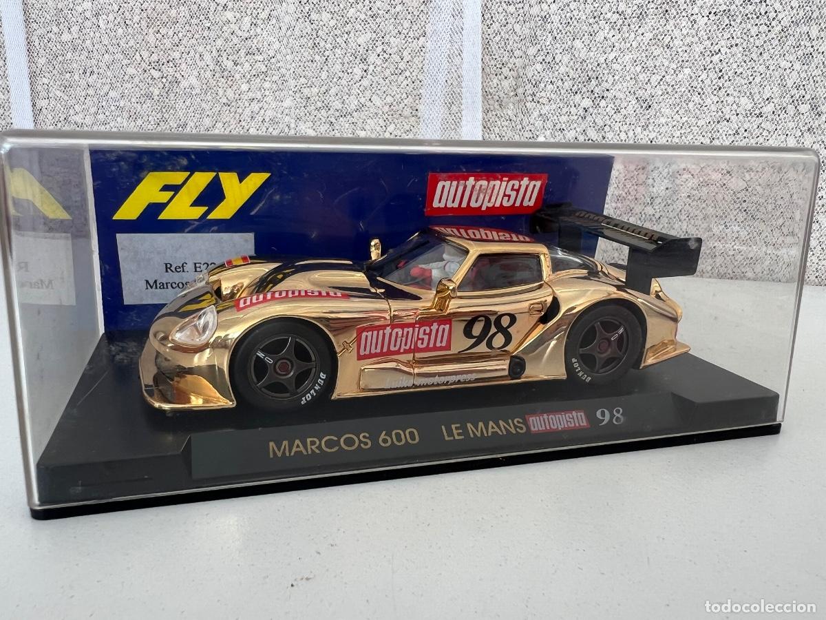Slot Cars: SLOT FLY MARCOS 600 LE MANS DORADO AUTOPISTA 98