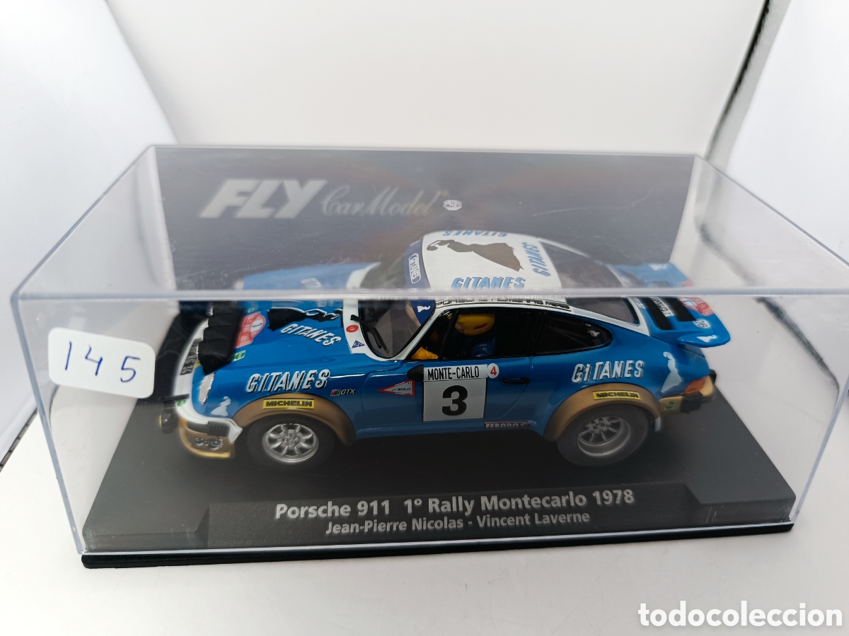 Slot Cars: FLY PORSCHE 911 1&deg; RALLY MONTECARLO 1978 GITANES 88261