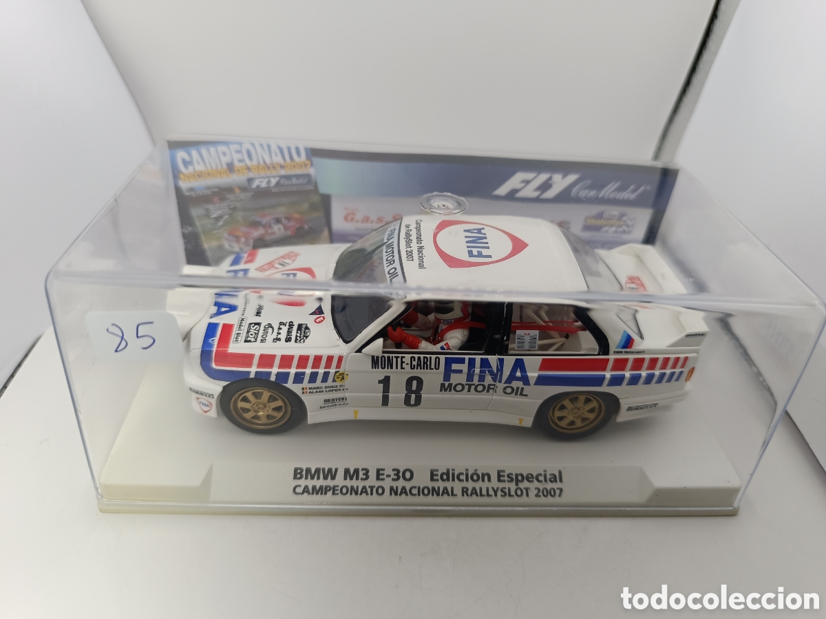 Slot Cars: FLY BMW M3 E30 EDICI&Oacute;N ESPECIAL CAMPEONATO NACIONAL RALLYSLOT 2007 99077