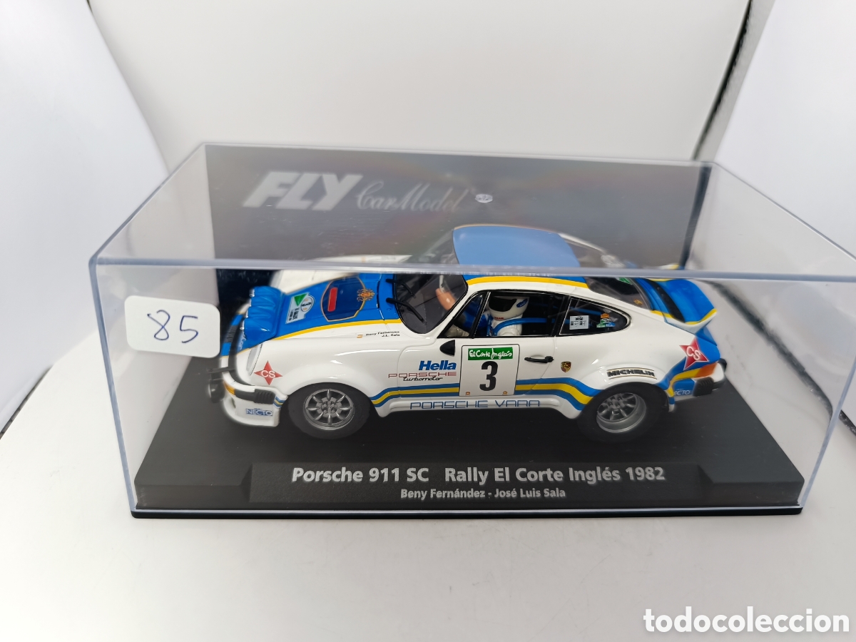 Slot Cars: FLY PORSCHE 911 SC RALLY EL CORTE INGLES 1982 88153