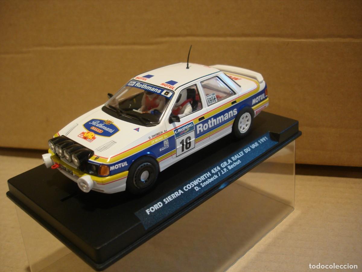 Slot Cars: FLY FORD SIERRA ROTHMANS REF A2117 NUEVO CON SU CAJA ORIGINAL