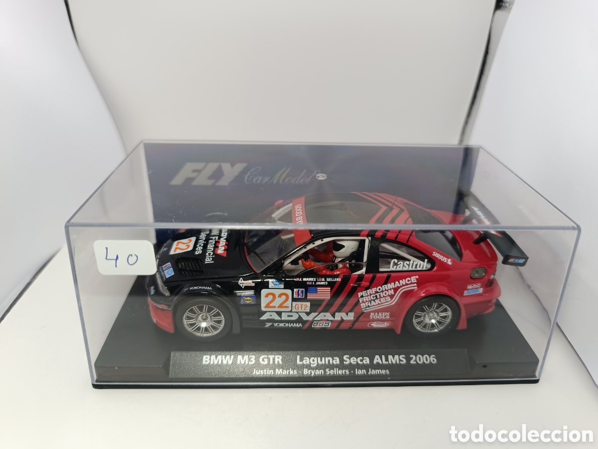 Slot Cars: FLY BMW M3 GTR LAGUNA SECA ALMS 2006 88266