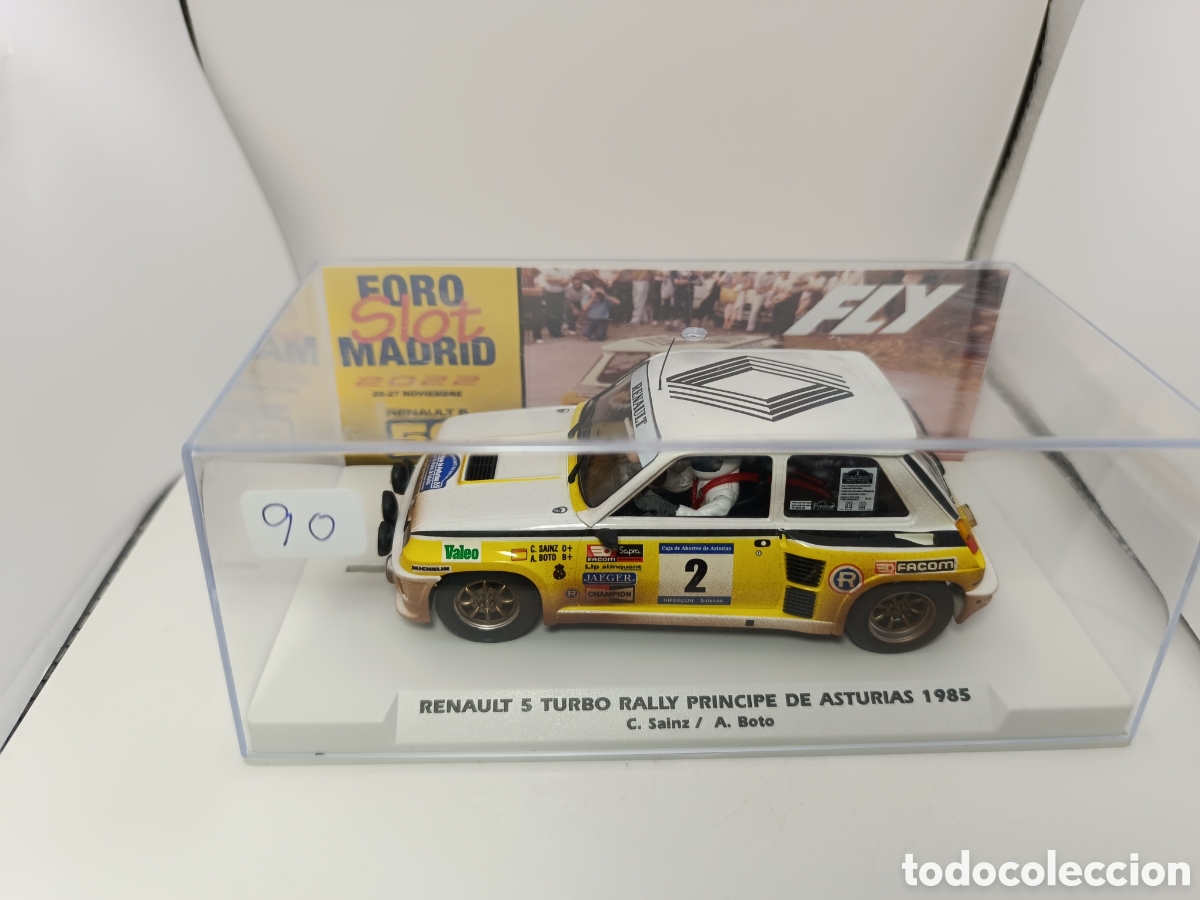 Slot Cars: FLY RENAULT 5 TURBO PRINCIPE ASTURIAS 1985 SUCIO SAINZ FOROSLOT