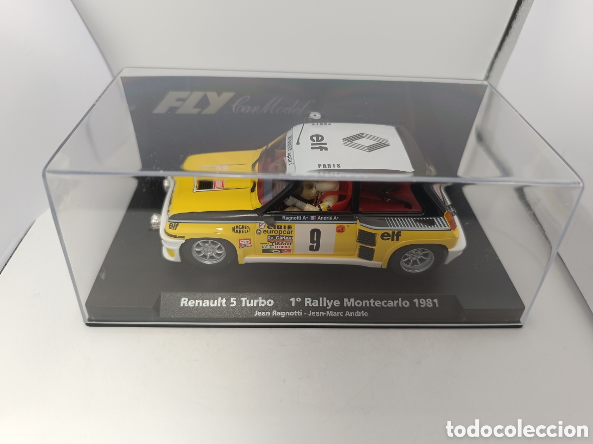 Slot Cars: FLY RENAULT 5 TURBO 1&deg;RALLY MONTECARLO 1981 RAGNOTTI 88160