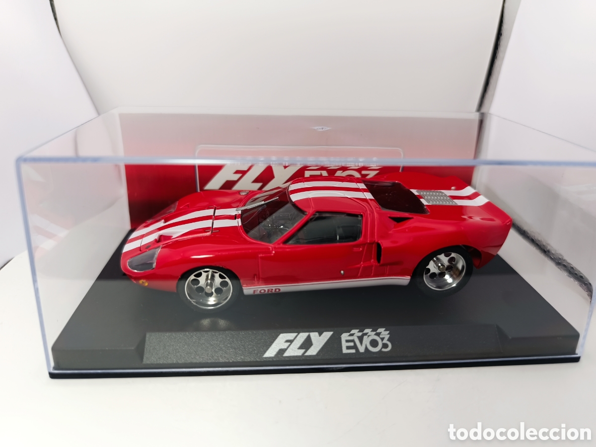 Slot Cars: FLY FORD GT40 ROJO EVO3