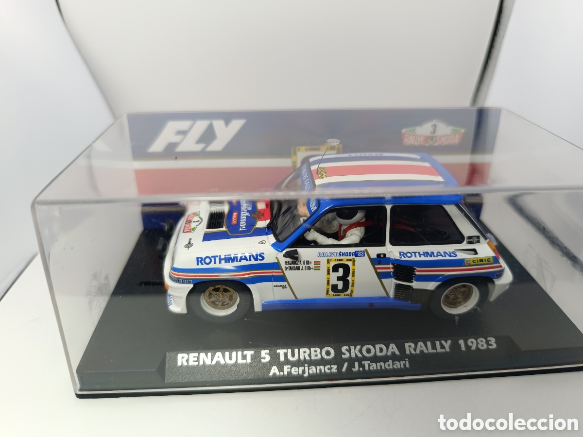 Slot Cars: FLY RENAULT 5 TURBO SKODA RALLY 1983 ROTHMANS