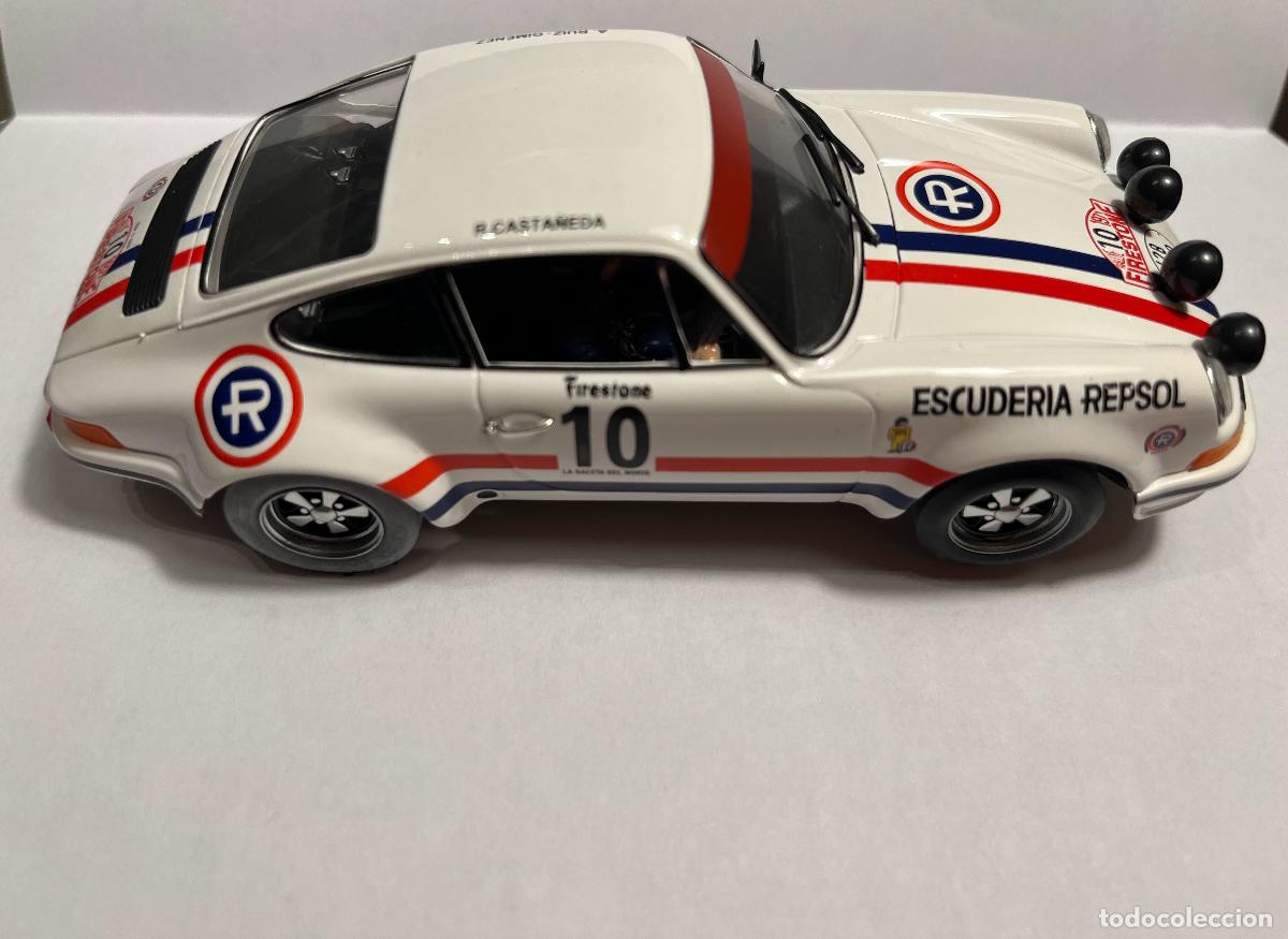 Slot Cars: Porsche 911 rally &rdquo;Firestone 1971&rdquo; &rdquo;Escuder&iacute;a Persol&rdquo; pilotos Casta&ntilde;eda/Ruiz-Gim&eacute;nez