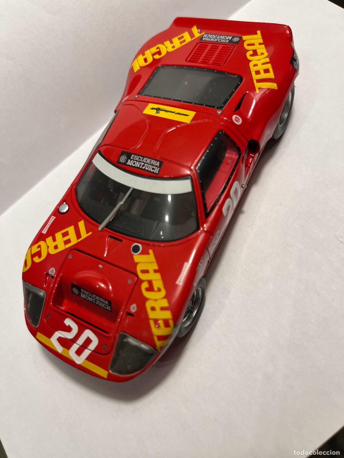 Slot Cars: Ford GT 40 Rojo/amarillo, &rdquo;Tergal&rdquo;, &rdquo;Escuder&iacute;a Montjuich&rdquo;, n&ordm;20