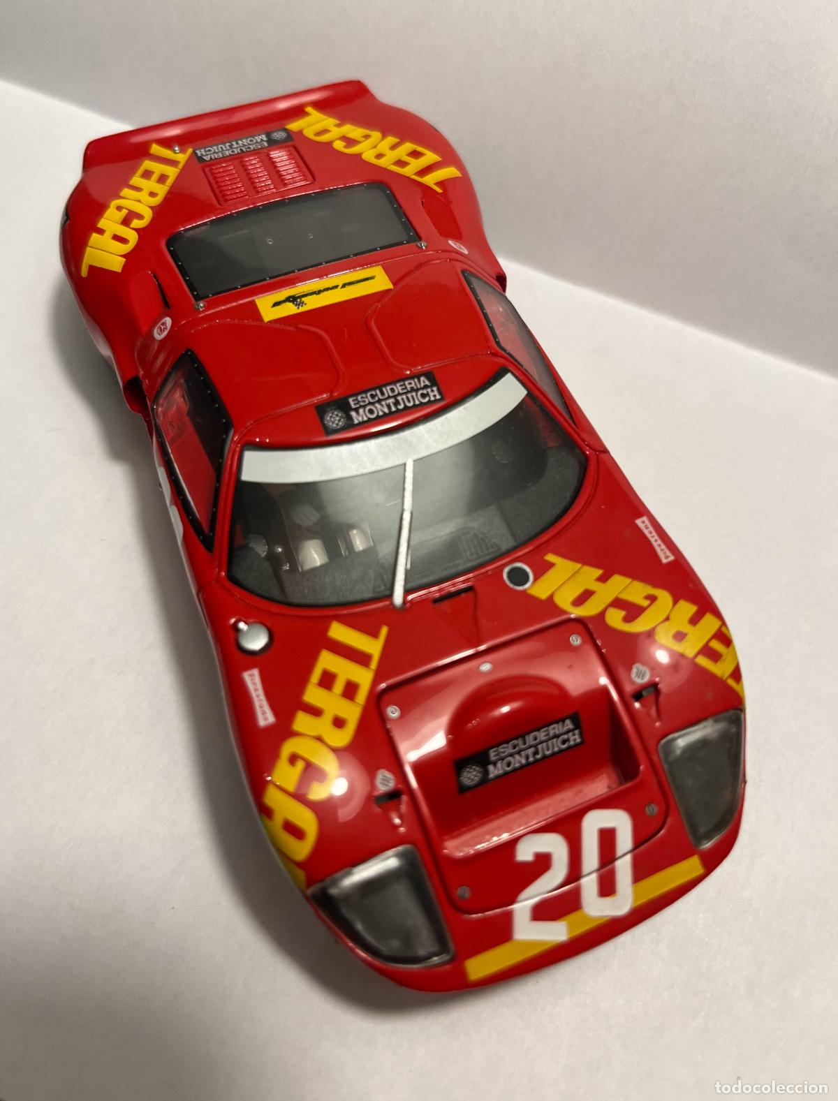 Slot Cars: Ford GT 40 Rojo/amarillo, &rdquo;Tergal&rdquo;, &rdquo;Escuder&iacute;a Montjuich&rdquo;, n&ordm;20