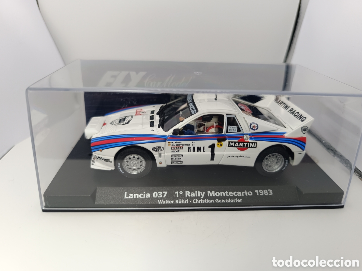 Slot Cars: FLY LANCIA 037 1&deg; RALLY MONTECARLO 1983 88162