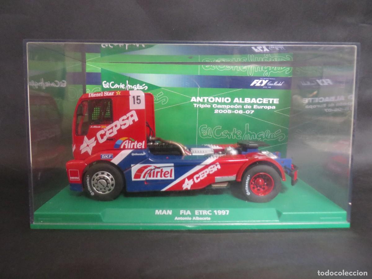 Slot Cars: CAMI&Oacute;N FLY MAN FIA ETRC 1997. ANTONIO ALBACETE EL CORTE INGL&Eacute;S