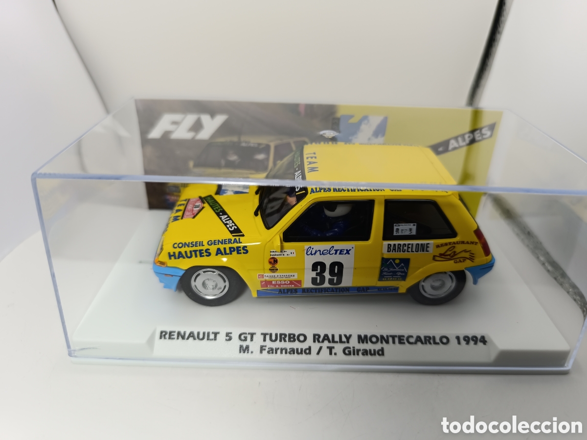 Slot Cars: FLY RENAULT 5 GT TURBO RALLY MONTECARLO 1994